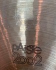 Audio - Paiste 20  Black Label 2002 Ride Cymbal 2180 Grams 70s Vtg Serial 753340