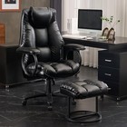 Office Chair Big And Tall  High Back Executive Chair With Ottoman  400 Lbs