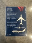 Delta Airlines 2016 Aircraft Trading Card  42 Boeing 747 Rare