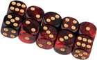 20pcs Polyhedral Dice D6 Dice 16mm Acrylic 6 Sided Dice Game Dice For Rpg Mtg Dn
