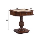 Bishop Ii Cherry Finish Reversible Chess Checker Game Table W game Tray
