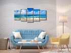 Canvas Print Picture Paintings Home Decor Wall Art Landscape Blue Seascape Beach