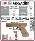 Umarex Glock 19x  177 Cal Air Pistol  Blowback W  Co2   Bbs  2255212  - Open Box
