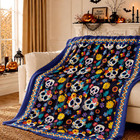Day Of The Dead Skull Fleece Throw Blanket Gift Decoration 50x60in