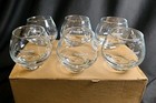 Hennessy Cognac Mini Snifter  Floating Bubble On Bottom  6 In Set