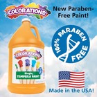 Paraben-free Washable Black Tempera Paint For Kids  1 Gallon