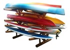 Log Kayak Rack 4 Kayak   4 Sup surfboard Unfinished By Hitch Exclusives