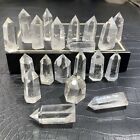 20pc Natural Mini Clear Quartz Obelisk Crystal Wand Point Healing Random