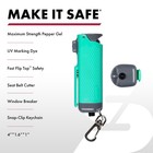  Sabre Safe Escape 3-in-1 Pepper Gel With Seat Belt Cutter   Window Breaker 