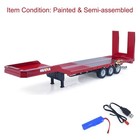 Price Slash 3axle Semi Trailer Flatbed 1502 For 1 18 Rc Tractor Truck Huina 1501