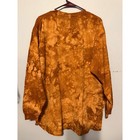 Vintage Horse Tie Dye Long Sleeve Western Xl Orange Brown Heavy Weight 0304
