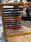 Vintage Wooden School Abacus Wood Beads Metal Rods