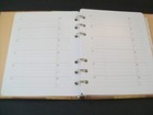 Vintage 90s Blank Telephone Address Book Paper Ephemera