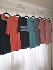 Vineyard Vines Edgartown Polo Shirt Lot Size M Striped Multicolor Pima Blend