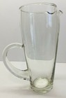 Vintage Clear Glass Martini Cocktail Pitcher 8 5  Tall