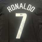 Cristiano Ronaldo Signed Manchester United 2003 5 Away Jersey Beckett Coa Auto