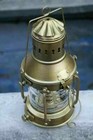 Nautical Marine Brass Boat Light Antique Hanging Oil Lamp Ship Anchor Lantern
