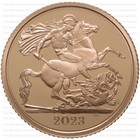 2023 Royal Mint King Charles Iii Coronation Gold Proof Half Sovereign - In Hand 