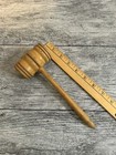 Gavel Vintage Wooden Wood Block Judge Auctioneers Gavel Halloween