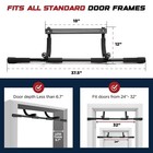Pull Up Bar Doorway Heavy Duty Chin Up Bar Trainer For Home Gym - Up To 32  Door