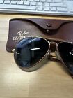 Bausch And Lomb Aviator Ray Bans With Leather Case