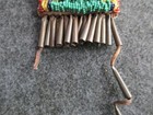 Old Beaded Medicine Bag  Native American  Leather  Tobacco Bag    Day-02309