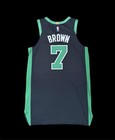 Celtics Jaylen Brown 75th Anniversary Game Worn Jersey Fanatics Coa Nba