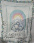 Sheep Pastel Rainbow Baby Quilt Crib Blanket Vintage