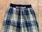 Abercrombie Kids Sleep Pajama Lounge Pants Size 7 8 Blue White Plaid Unisex