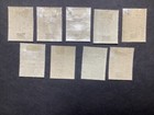 San Marino 215   223 Hinged Lot Of 9 Downfall Of Fascism 1943 Overprinted
