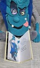 10  Horror Reading Buddy Plush Toy From The Pagemaster 1994 With Book  rare
