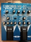 Boss Me-50 Guitar Multi-effects Pedal With Power Cord And Fender Guitar Cables