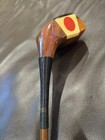 Vintage Persimmon Wood Golf Club 1w   1950s Style  Steel Shaft  Bob L Inscription