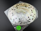 Asian Hand Carved Mother Of Pearl Art Plate Dish   ec10 