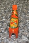 Mini 1 5  Dala Horse Traditional Orange Hand Painted Swedish Folk Art Miniature