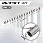 2 Pcs 5 8  Od  1 2  Id  0 065  Wall  12  Length Cold Rolled Steel Tube Metal Sea