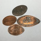 4x Smashed Pressed Elongated Penny Lot X4 - 8198