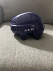 Ccm Pro Stock Hockey Helmet Size Medium  Purple Used 