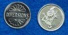Nine Hundred New  900    Silver Brass Tokens Nickel Plated