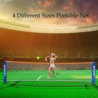 Portable Volleyball Set W net System   Volleyball Ball pump For Backyard  Beach