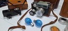 Used Vintage Argus C-33  Camera With Lenses Attachments And Cases