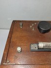 Vintage Crystal Radio Manufacturer Homebrew Wooden Art