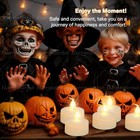 Tea Lights Flameless Battery Operated Candles 24pack Led Flickering Votive Timer