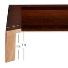 Craig Frames Farmhouse Essentials Tall   75  Walnut Brown Wood Picture Frame
