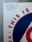 Large Civil Defense Unit Decal 8  Original From 1976 New Vintage Oldstock