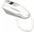 At t Corded Phone Home Office With Caller Id Desk And Wall Mount Telephone White