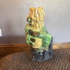 Frankenstein Teleflora Green Monster Hand Ceramic Halloween Candle Holder