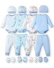 Unisex Newborn Baby Clothes Set - 20 Pcs Infant Essentials Pants   Outfits 0-18m