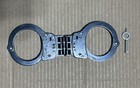 Smith   Wesson Model 300 Hinged Handcuffs Blued Black Steel Restraints W  Key