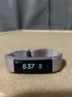 Fitbit Alta Hr Black stainless Steel Activity Tracker Working  no Charger 